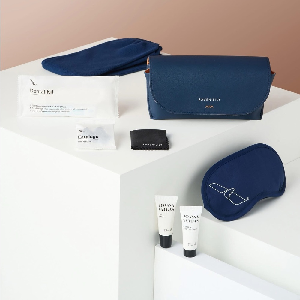 American Airlines X Raven + Lily Premium Economy Business Amenity Travel Kit Bag